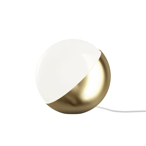 Lampe à poser VL Studio verre or métal / Lampadaire - Ø 25 cm - Louis Poulsen - Laiton - Laiton, Verre