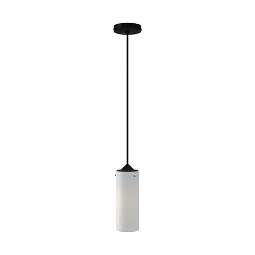 Sospensione Tobo Porcelaine P250 ceramica bianco / Ø 10 x H 25 cm - DCW éditions - H 25 cm / Bianco - Alluminio, Porcellana