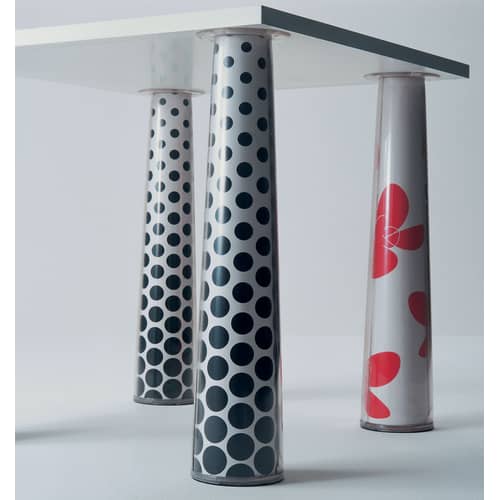 n°8 Table accessory paper green For the Flare tables legs - Set of 4 - Magis - Pattern N°8 - Paper coated with plastic