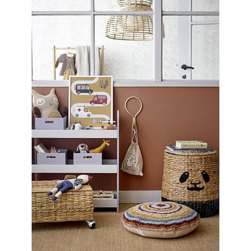 Cintre enfant  fibre végétale beige / Rotin - Bloomingville - Naturel - Rotin