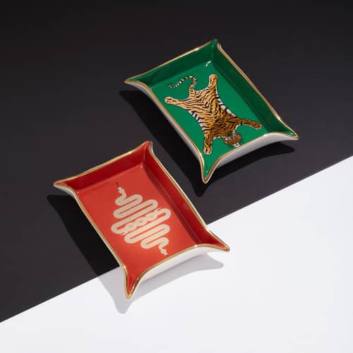 Jonathan Adler Tigre Small dish - green | Made In Design UK