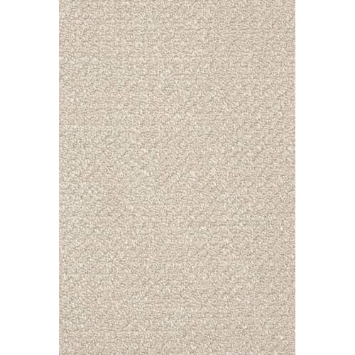 Fauteuil rembourré Barrow tissu blanc beige - Ethnicraft - Blanc cassé (tissu) / Pied noir - Métal laqué, Mousse haute densité, Tissu