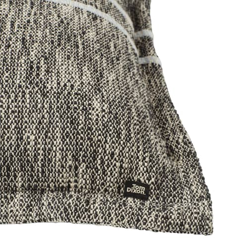 Kissen Track textil schwarz / 56 x 56 cm - Tom Dixon - Schwarz - Baumwolle