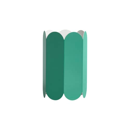 Paralume Arcs metallo verde / Acciaio - Ø 20 x H 30 cm / Senza sistema di elettrificazione - Hay - Verde - Acciaio