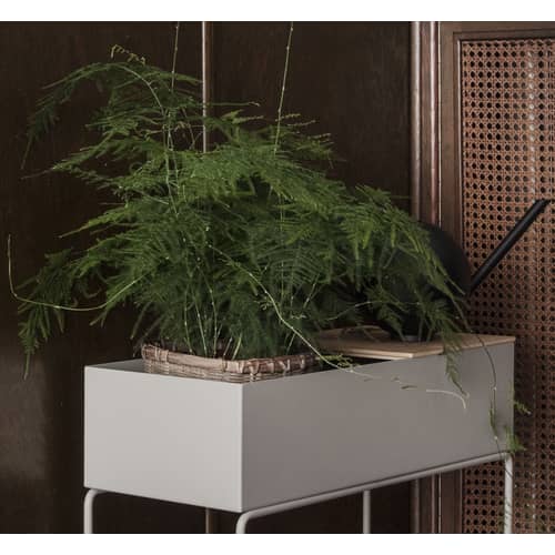 Plateau  bois / Pour jardinière Plant Box - Prof. 25 cm - Ferm Living - Bois / Naturel - Placage de chêne