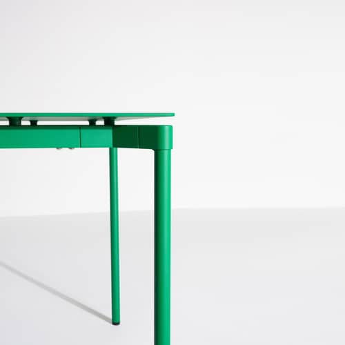 rechteckiger Tisch Fromme metall grün / Aluminium - 180 x 90 cm - Petite Friture - Minzgrün - Aluminium