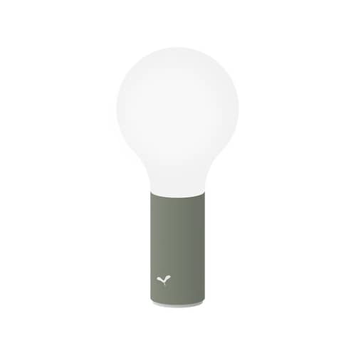 Aplô LED Wireless rechargeable outdoor lamp metal green - Fermob - Cactus - Aluminium, Polycarbonate