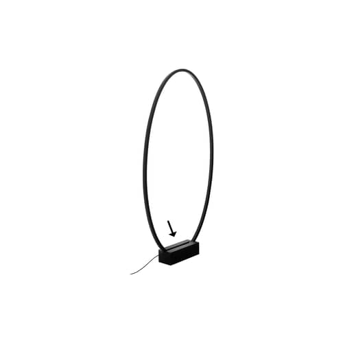 Accessoire  marbre noir / Base marbre pour lampe Ellisse - Nemo - Base (lampadaire) / Marbre noir - Marbre