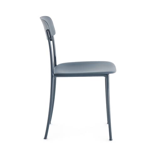 Savoia Chair plastic material blue - Kartell - Blue - Painted aluminium, Technopolymer