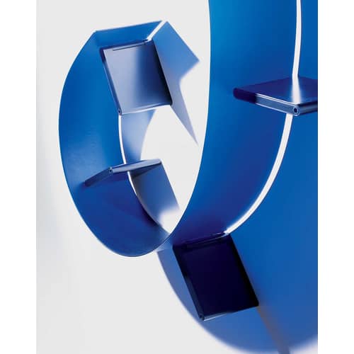 Étagère Bookworm plastique blanc / L 320 cm - Kartell - Blanc - PVC coloré dans la masse et ignifugé