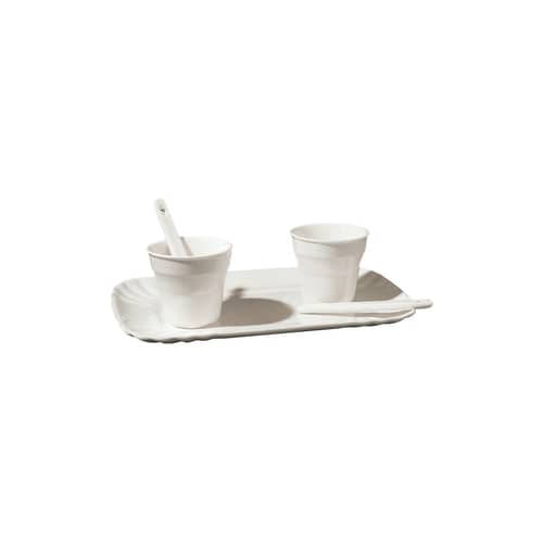 Kaffeservice Estetico Quotidiano keramik weiß / für 2 Personen - Seletti - Für 2 Personen / weiß - Porzellan