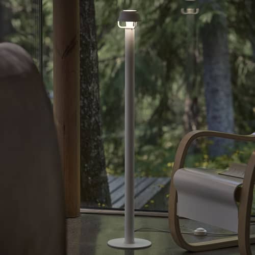 Lampadaire Kori - ARTEK - Blanc - Acier, Aluminium