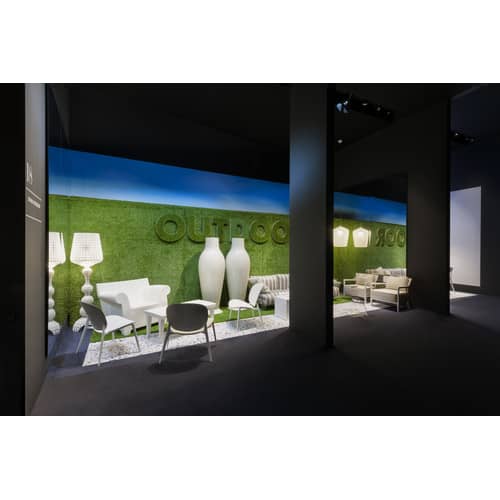 Lounge Sessel Be Bop plastikmaterial weiß / Outdoor - Kartell - Weiß - Polypropylen