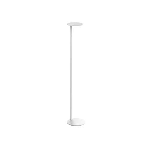 Lampadaire Oblique LED métal blanc / Orientable - Flos - Blanc mat - Aluminium