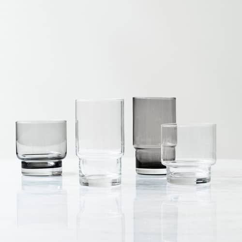 Verre Fit Small verre gris / 27 cl - Normann Copenhagen - Fumé - Verre