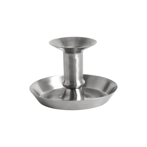 Bougeoir Flare Small Steel métal / H 7,5 cm - Hay - Acier - Acier inoxydable