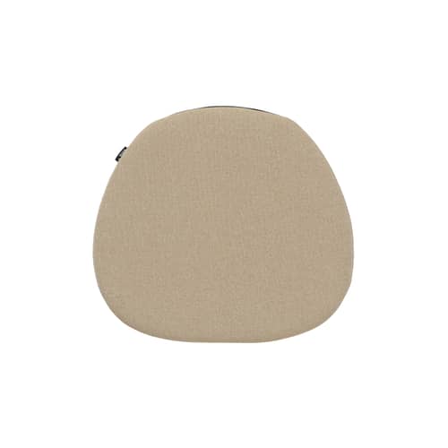 Coussin d\'assise Soft Seat / type B - L 41,5 x P 37 cm / Set de 3 - Vitra - Tabac (tissu Plano 20) - Feutre, Tissu Plano