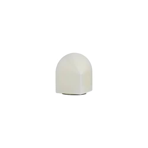 Lampe de table Parade LED verre blanc / H 16 cm - Hay - Blanc - Verre