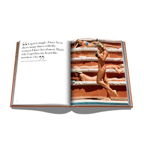 Livre Capri Dolce Vita / Langue Anglaise - Editions Assouline - Capri Dolce Vita - Lin, Papier