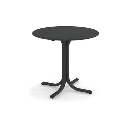 Table ronde System métal multicolore / Ø 120 cm / Modèle d\'exposition - Emu - Fer Antique - Acier peint