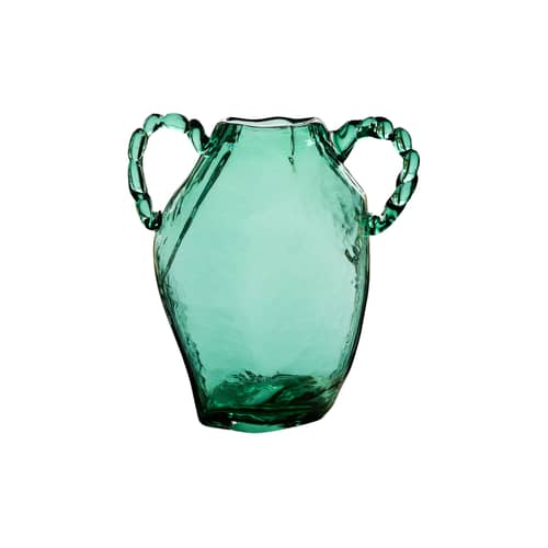 Vaso Gemstone Amfora vetro verde / Di Nienke Sikkema - HK LIVING - Saphir - Vetro