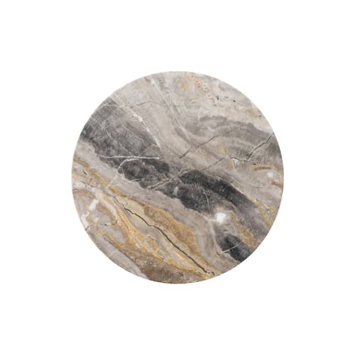 Accessoire / Plateau pour table d\'appoint Androgyne Ø 40 cm - Audo Copenhagen - Plateau / Marbre Galaxy - Marbre Galaxy