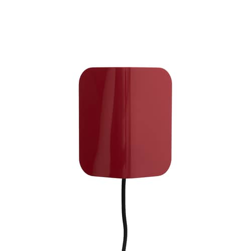Applique avec prise Apex métal rouge / Orientable - Hay - Bordeaux - Acier peint