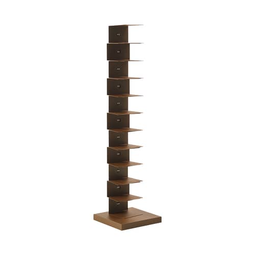 Bücherregal Original Ptolomeo metall braun / 1 Seite - H 160 cm - Opinion Ciatti - Cortenbraun - Stahl, Corteneffekt