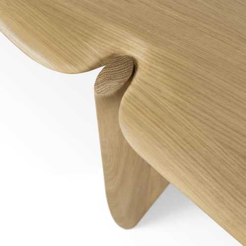 Console PI bois naturel / 160 x 40 x H 75 cm - Ethnicraft - Chêne - Chêne massif