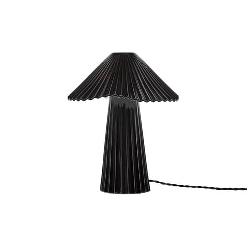 Lampada da tavolo Uala Small ceramica nero / Ø 30,5 x H 34 cm - Serax - Nero - Porcellana
