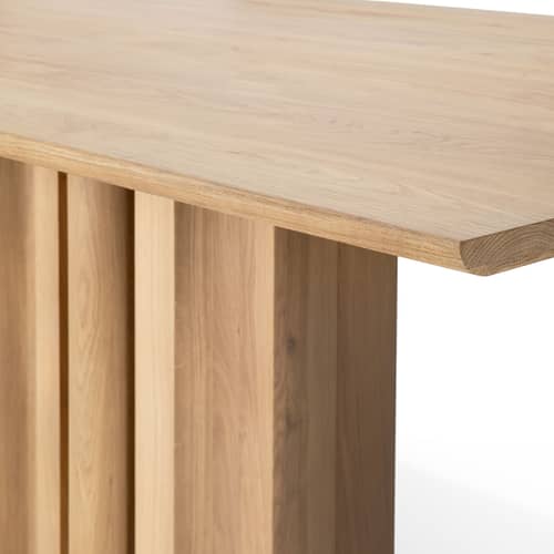 Sequence Rectangular table natural wood / 240 x 110 cm - 10 people - Ethnicraft - Oak - Solid oak
