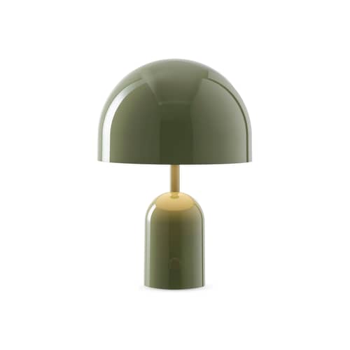 Schnurlosleuchte Bell LED plastikmaterial grün - Tom Dixon - Mossgrün - ABS