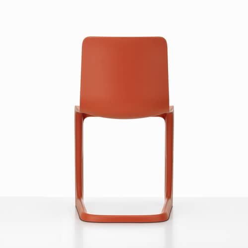 Sedia EVO-C materiale plastico rosso / Polipropilene - Vitra - Rosso papavero - Polipropilene