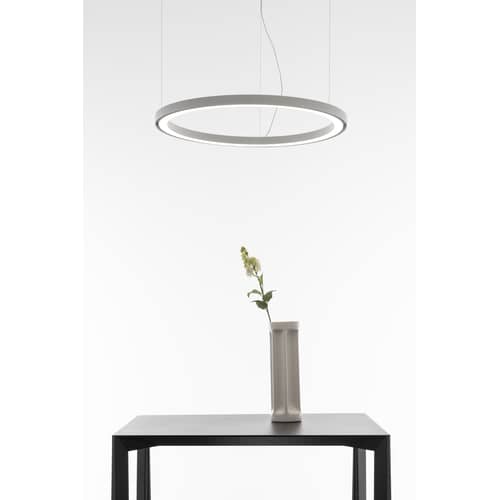 Suspension Ripple LED plastique blanc / Ø 90 cm - Bluetooth - Artemide - Blanc - Plastique