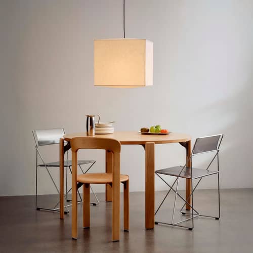Abat-jour Paper Shade Cube papier blanc / 45 x 45 x H 40 cm - Hay - Blanc - Papier