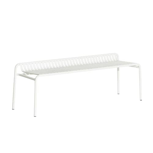 Banc Week-End métal blanc / Aluminium - L 156 cm - Petite Friture - Blanc - Aluminium thermolaqué époxy