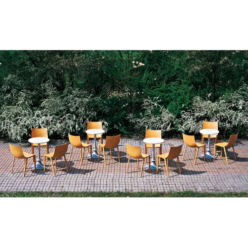 Chaise empilable Bo plastique blanc - Driade - Blanc - Polypropylène