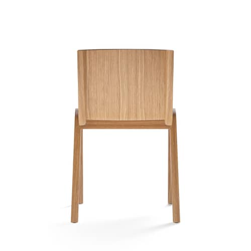 Chaise empilable Ready bois naturel - Audo Copenhagen - Chêne naturel - Contreplaqué de chêne