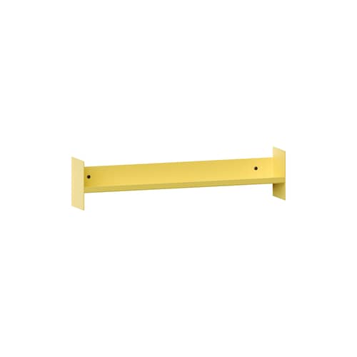 Étagère Pli Slim métal jaune / L 60 x P 10 cm - TIPTOE - Jaune de Naples - Acier thermolaqué