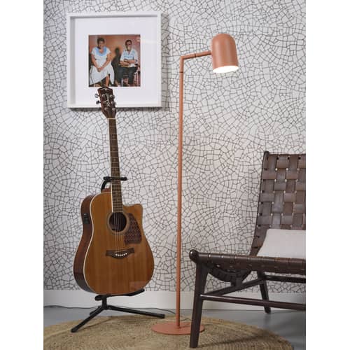 Stehleuchte Marseille metall rosa orange / Drehbar - H 141 cm - It\'s about Romi - Terrakotta - Eisen