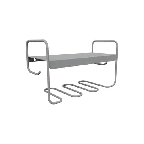 Mensola a muro Picolino metallo grigio / L 52 x H 30 cm - Fermob - Grigio lapillo - Acciaio