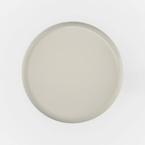 Table d\'appoint Spot métal beige / Ø 35 x H 55 cm - Tom Dixon - Mastic brillant - Acier thermolaqué