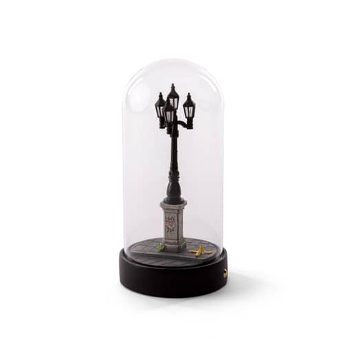 Tischleuchte My Little Corner LED glas transparent / LED - H 22 cm - Seletti - Schwarz / Transparent - Glas, Harz