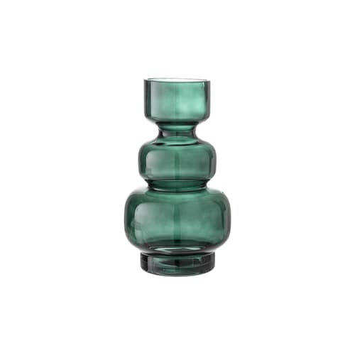 Vase Johnson verre vert / Ø 14,5 x H 25 cm - Bloomingville - Vert - Verre