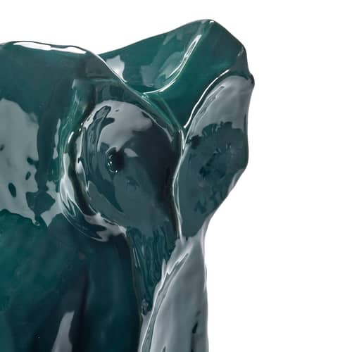 Vaso After Midnight Owl  ceramica verde / Small - H 23 cm - Serax - Verde scuro - Gres smaltato