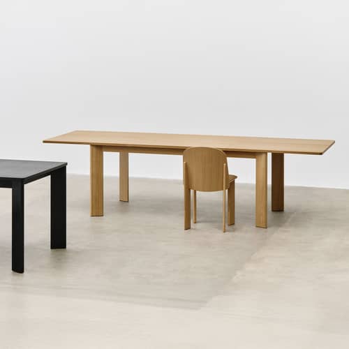 Ausziehtisch Chisel 630 holz natur / L 180/280 cm x 95 cm - Hay - Lackierte Eiche - Lackiertes Eichenfurnier