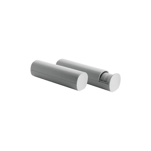 Baumwollpad-Spender Birillo plastikmaterial weiß - Alessi - Weiß - PMMA