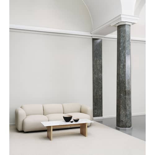 Ciotola Krenit metallo beige / Ø 12,5 x H 5,9 cm - Acciaio - Normann Copenhagen - Nero / Interno Sabbia - Acciaio