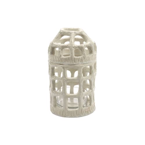Vase Pique-Fleurs céramique blanc - Serax - Blanc - Grès, Verre