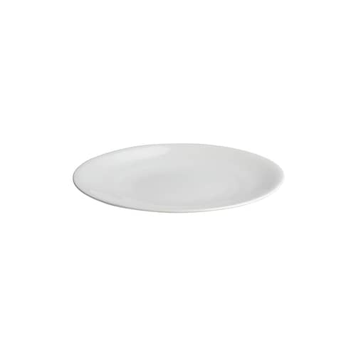 Assiette All-time céramique blanc Ø 27 cm - Alessi - Assiette plate Ø 27 cm - Porcelaine Bone China